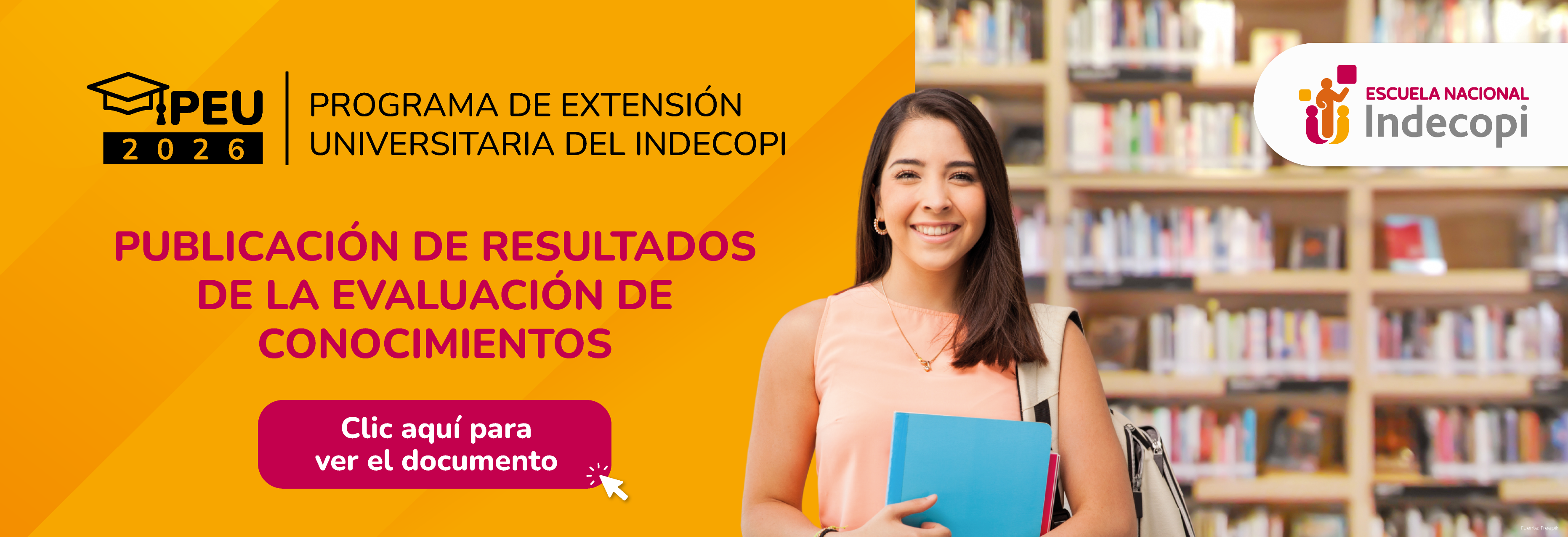 PEU 2026 Resultados examen 