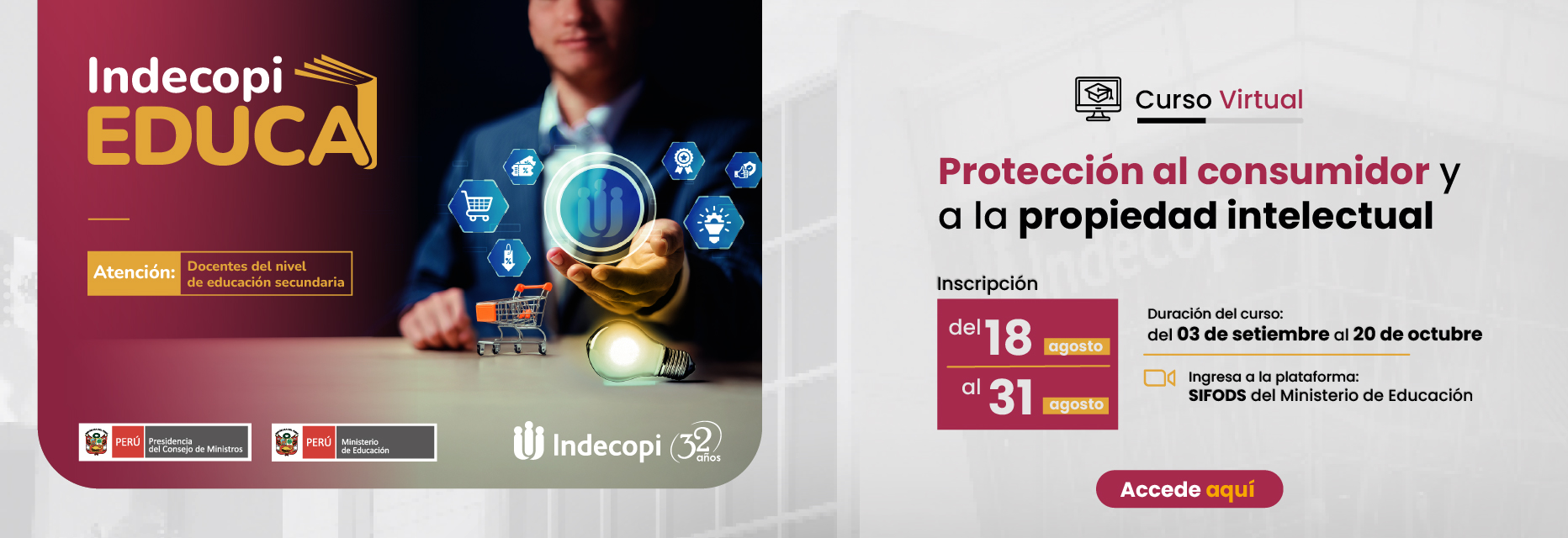 Indecopi Educa Agosto
