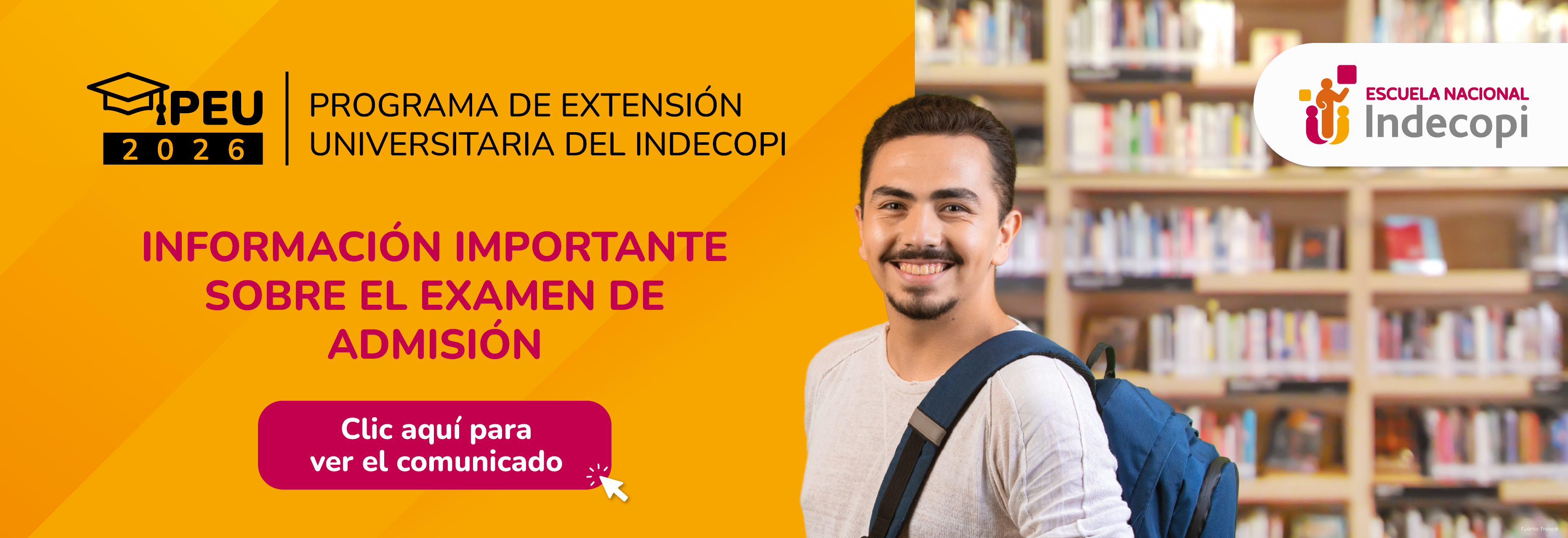 PEU 2026 - Comunicado importante sobre el examen