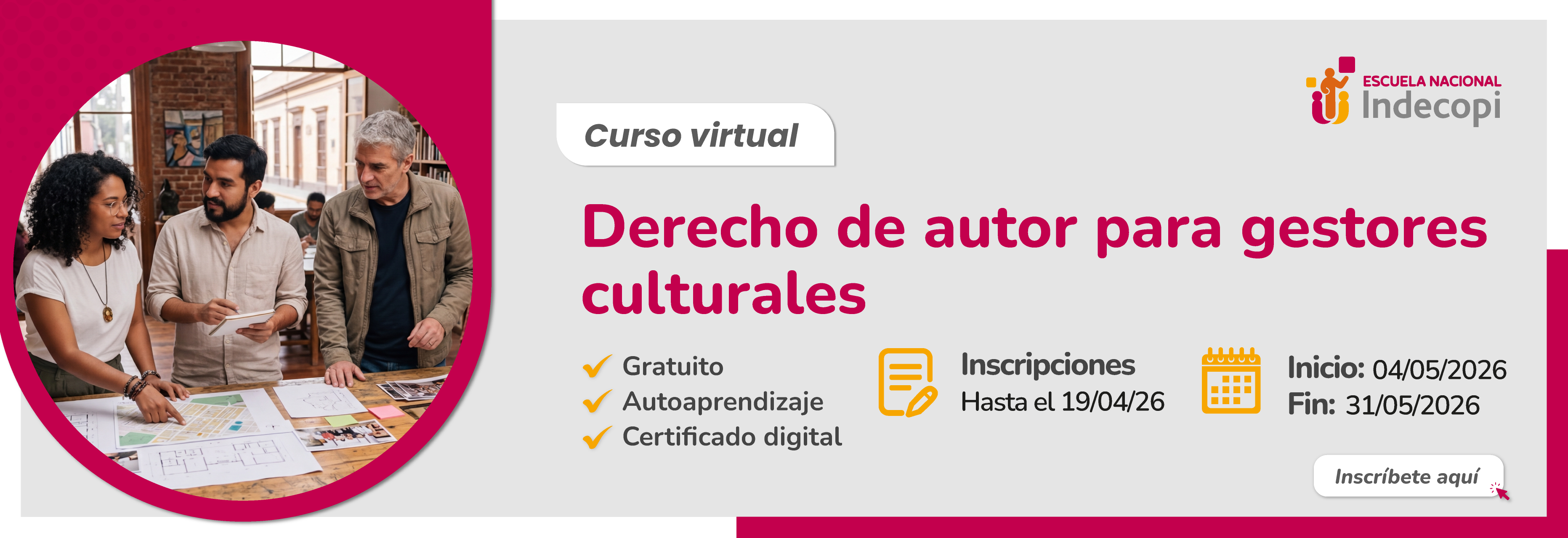 DDA Gestores culturales 2026