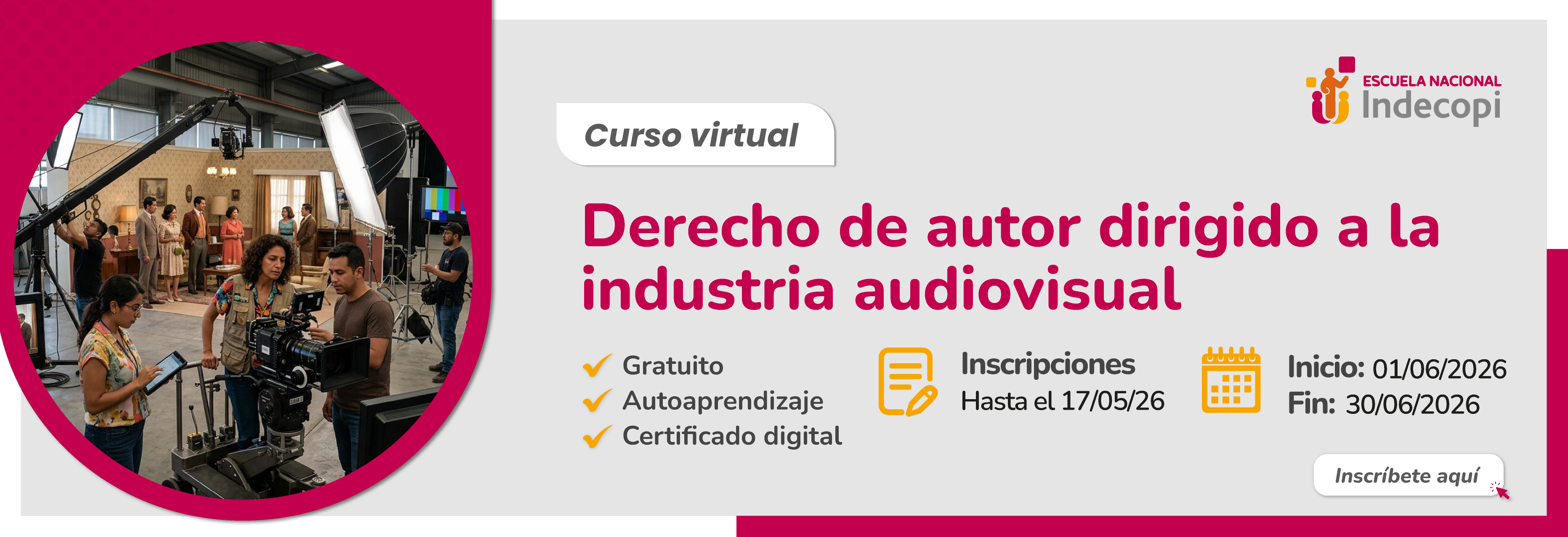 Curso DDA Audiovisual Junio 2026